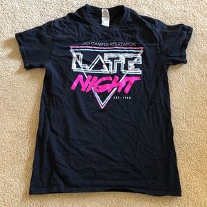 UC Irvine Campus Recreation Neon Pink & Black T-Shirt